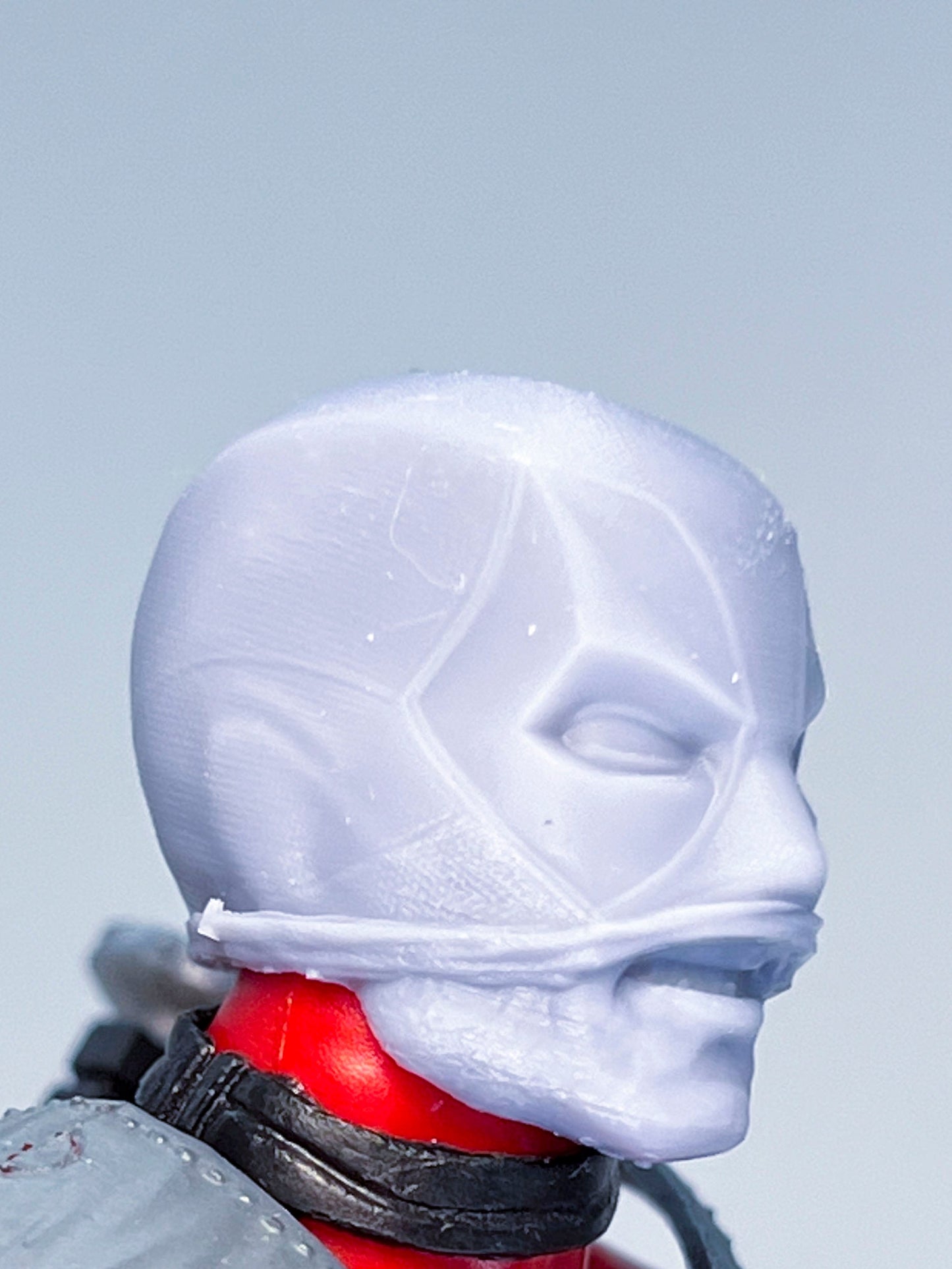 Scarlet Mercenary (Half-Mask Frown Variant)