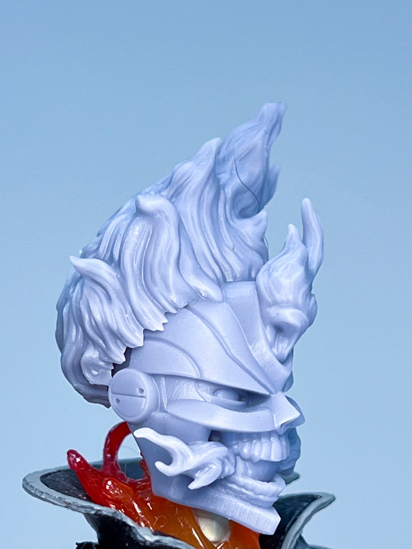 Flaming Skull