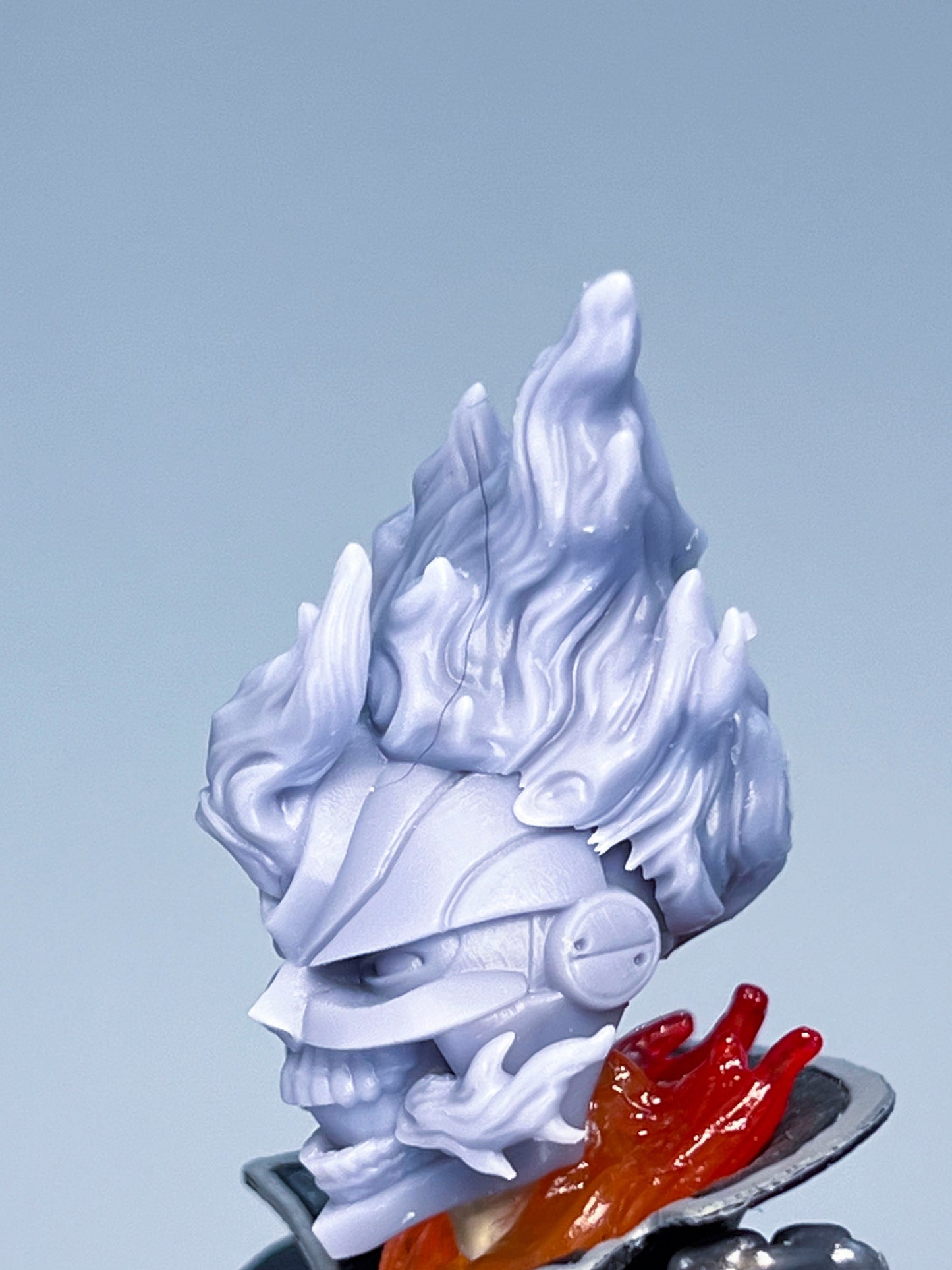 Flaming Skull