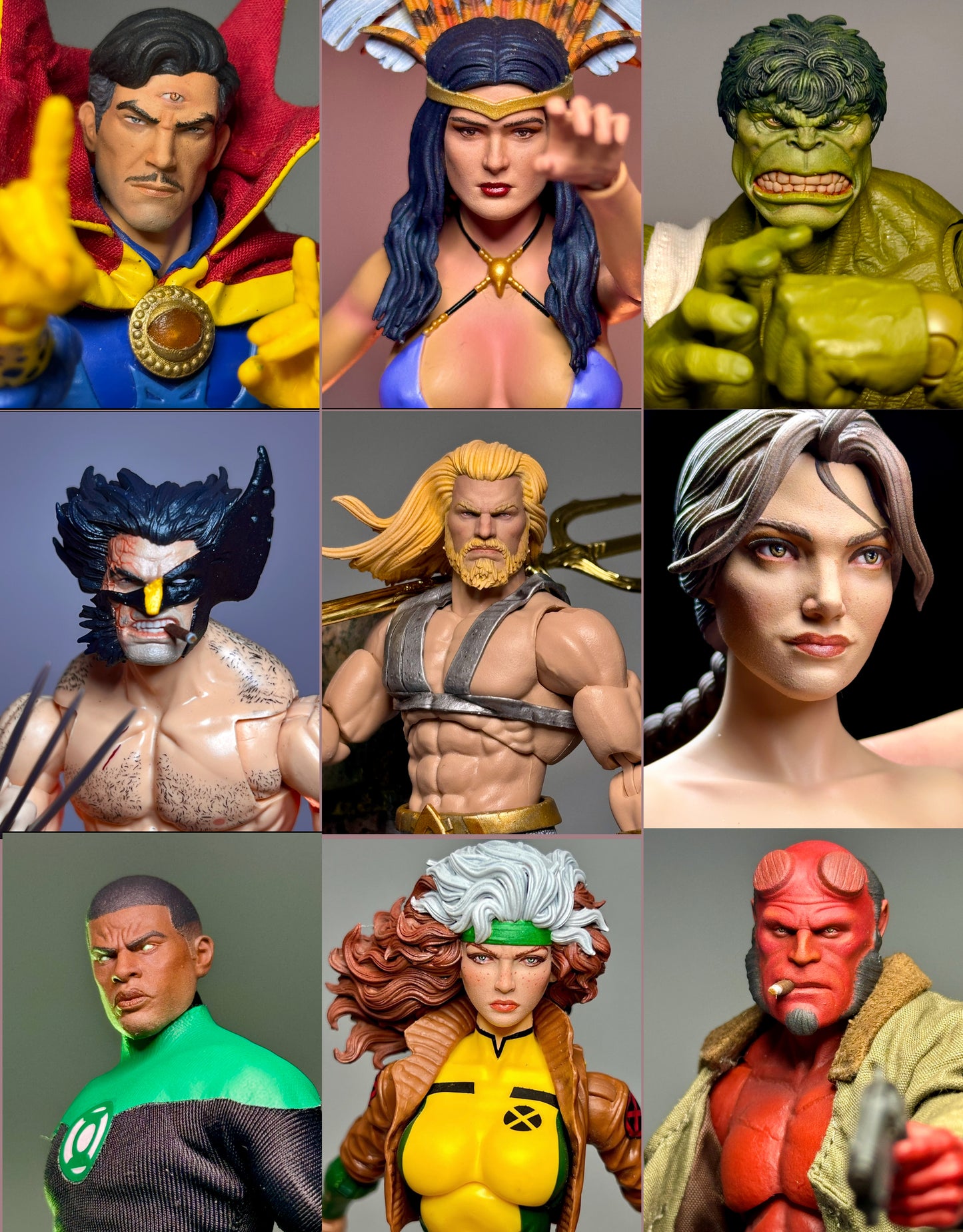 Custom Painted Commission Pre-Order 3D Printed Head